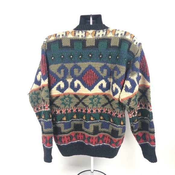 Vintage Boston Traders Men’s Hand Knitted Wool - Picture 2 of 5